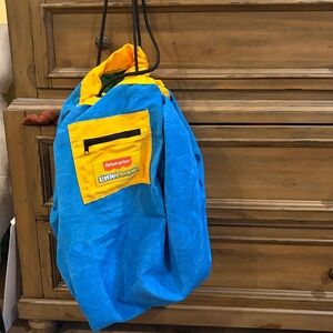 Fisher Price Play Pouch Children's Play Mat with Drawstring, Storage Bag